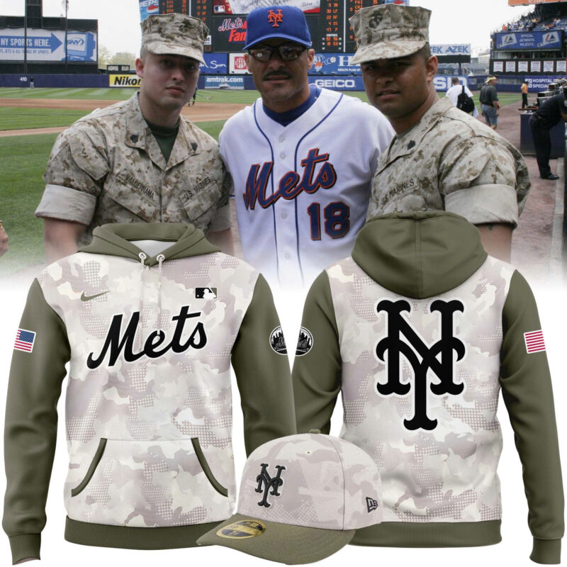 Special New Beige/Olive 2025 Armed Forces Day NYM Hoodie