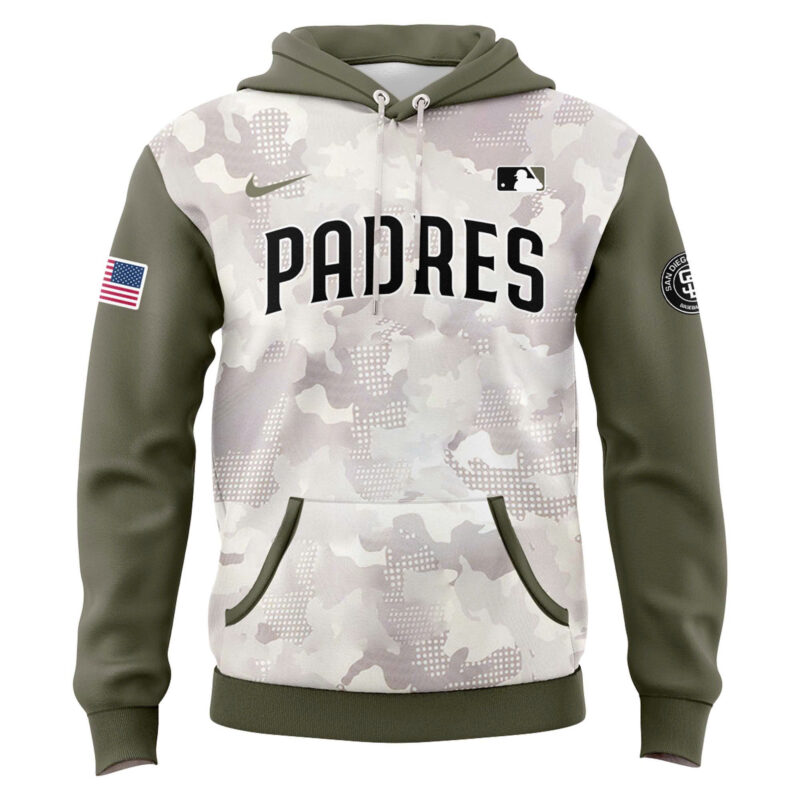 Special New Beige/Olive 2025 Armed Forces Day SDP Hoodie - Image 2