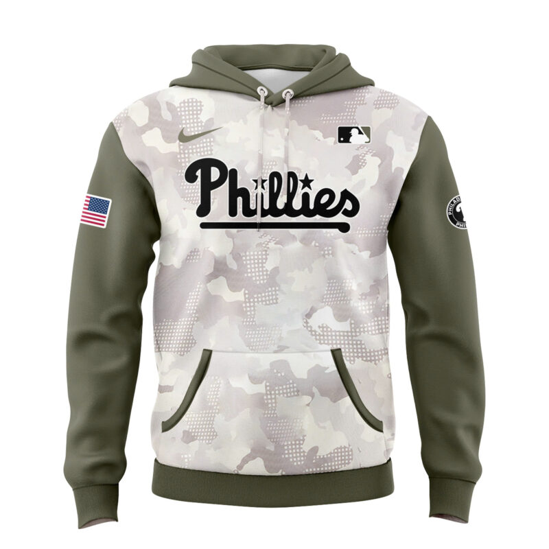 Special New Beige/Olive 2025 Armed Forces Day PP Hoodie - Image 2
