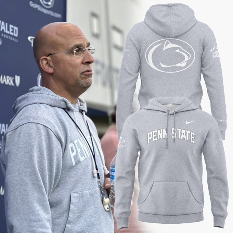 Special New Coach James Franklin Grey Hoodie