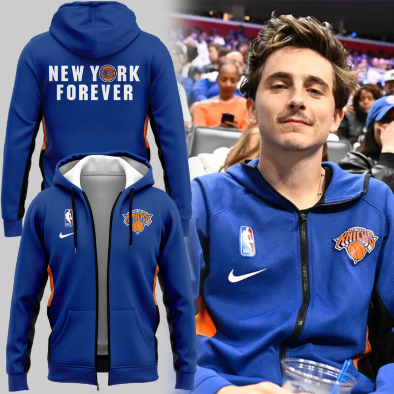Special 2025 New York Knicks Zip Hoodie