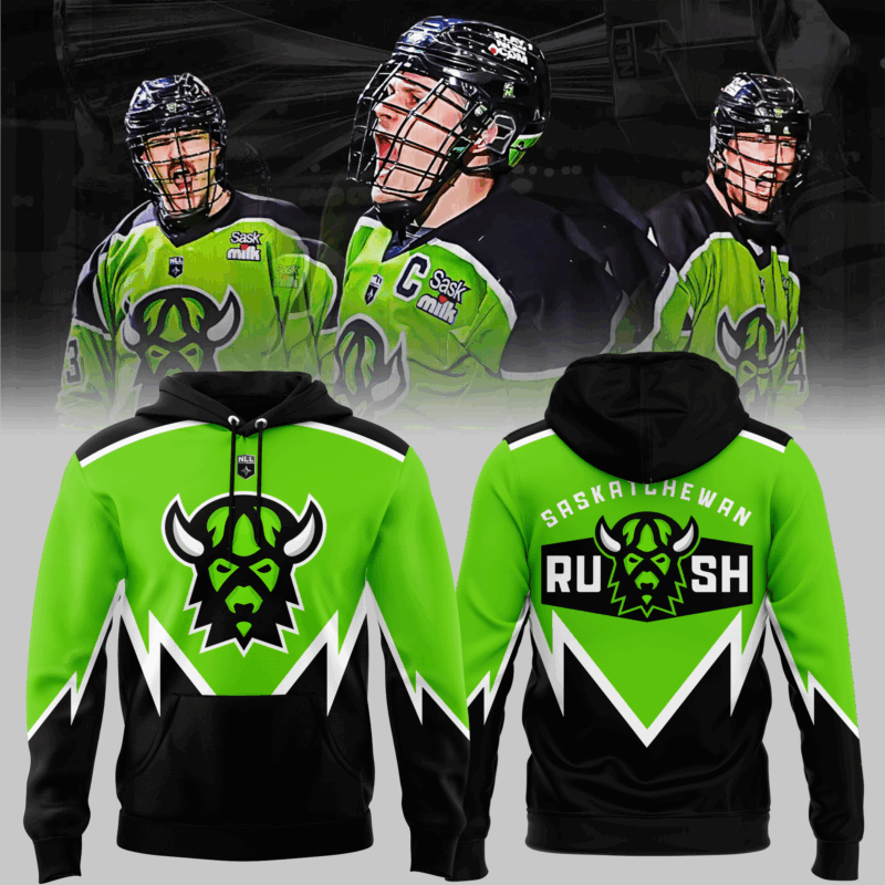 Special Edition New Saskatchewan Rush 2025 Hoodie