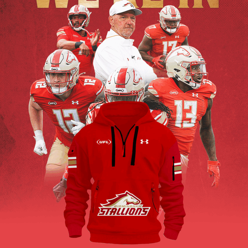 Birmingham Stallions  limited edition 2025 Hoodie
