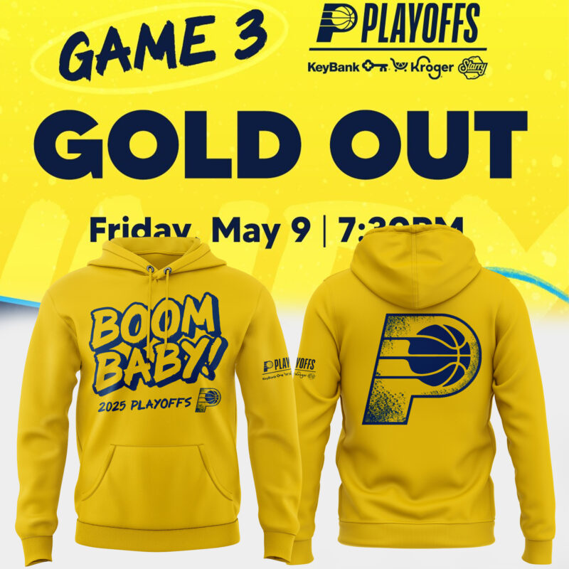 Special New Indiana Pacers Boom Baby Hoodie 2025