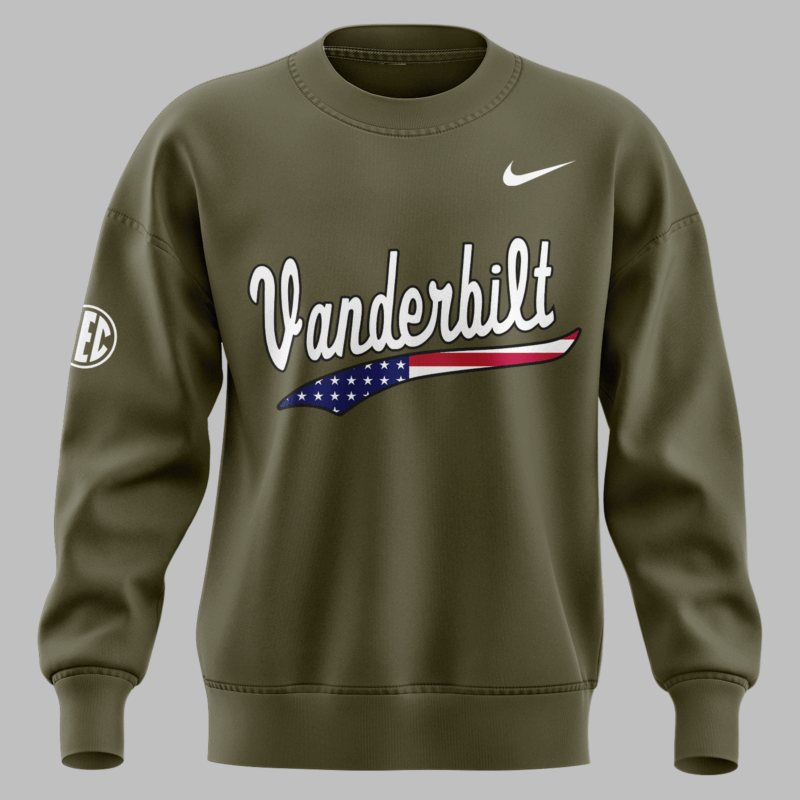 Limited Edition Vanderbilt Baseball Military Appreciation Sweat 2025 - Image 2