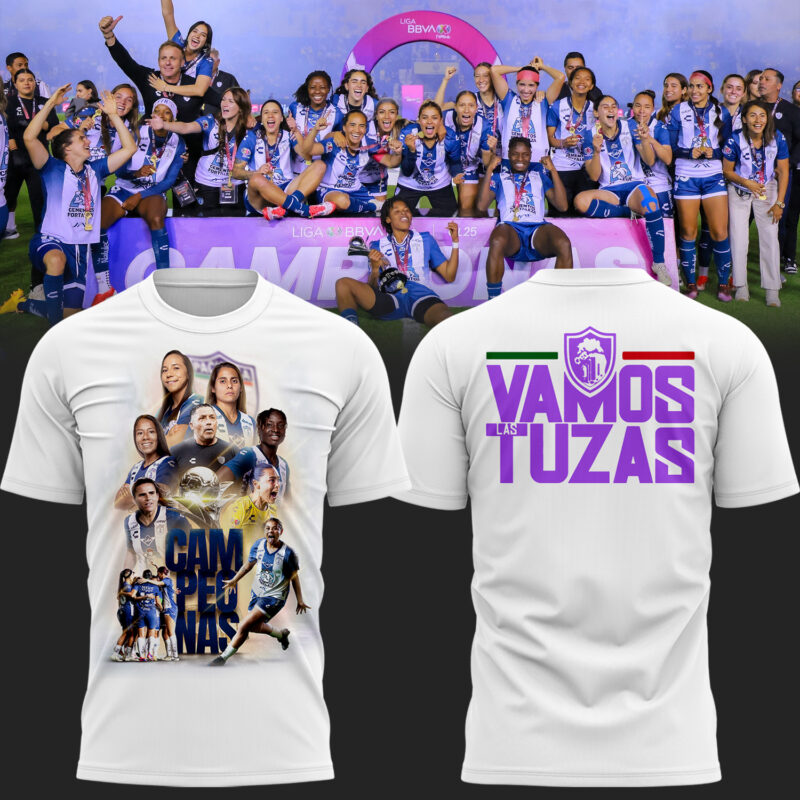 Camiseta Edición Limitada del Club Pachuca Femenil CAMPEONAS Clausura 2025 I