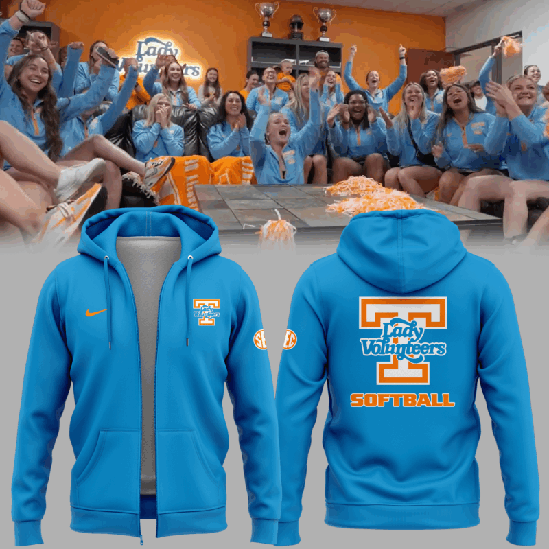 Tennessee Lady Volunteers Softball Limited Edition 2025 ZIP HOODIE