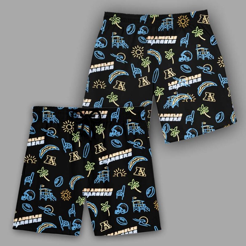 Limited Edition Los Angeles Chargers Hawaii Shirt 2025 - Image 4