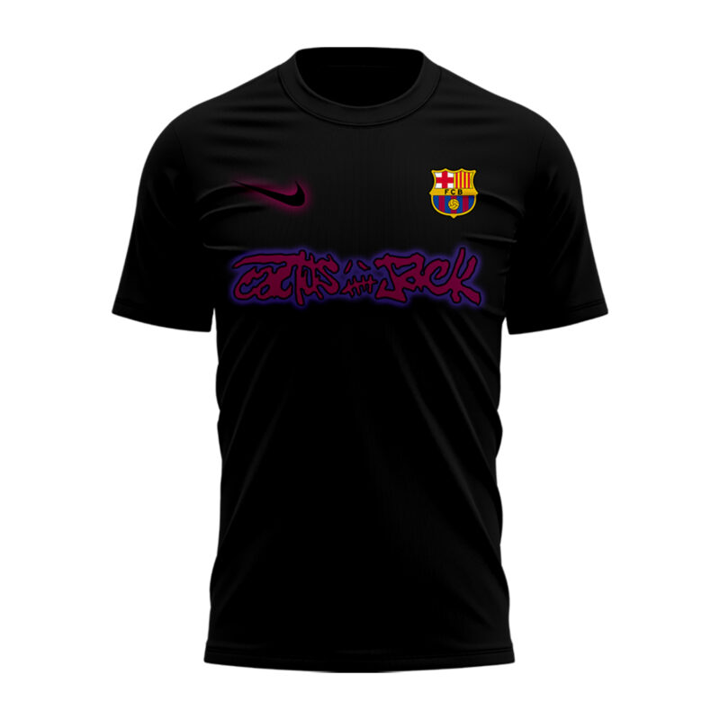 Limited Edition FC BARCELONA x TRAVIS SCOTT 24/25 men’s Tshirt I - Image 2