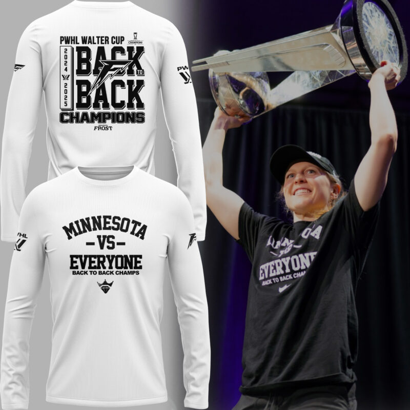 Special New All White Minnesota Vs Everyone Long Sleeve Shirt
