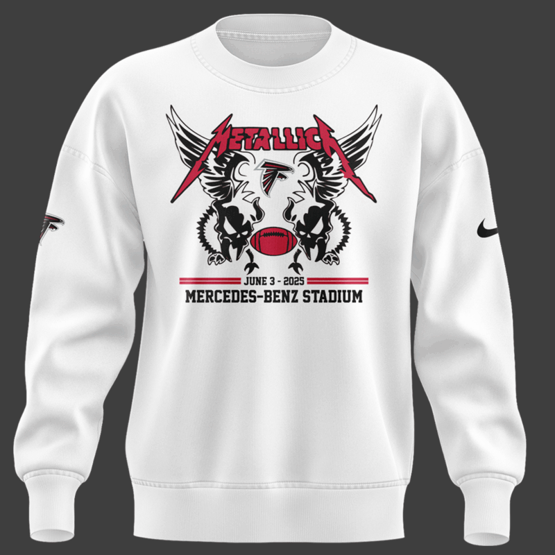Limited Edition M72 World Tour x Atlanta Falcons White Sweat 2025 - Image 2