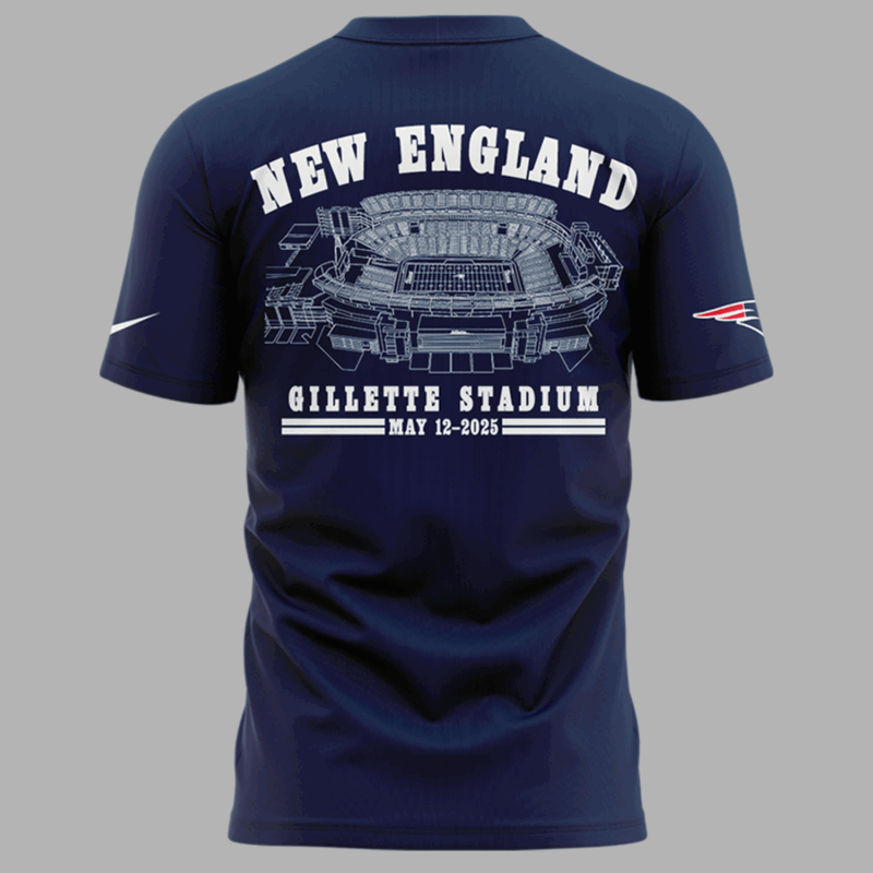 Limited Edition Grand National Tour x New England Patriots Tshirt 2025 - Image 3