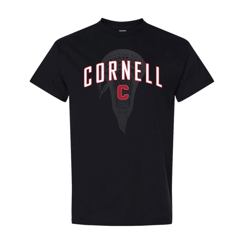 Cornell Lacrosse Stick Tee