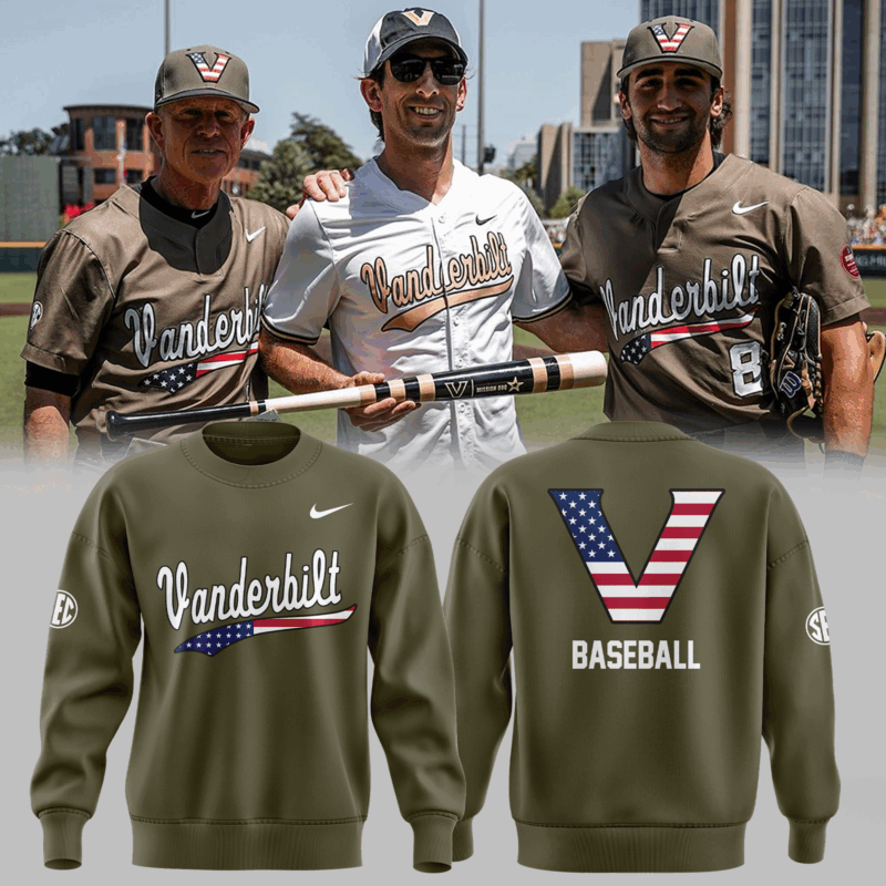 Limited Edition Vanderbilt Baseball Military Appreciation Sweat 2025