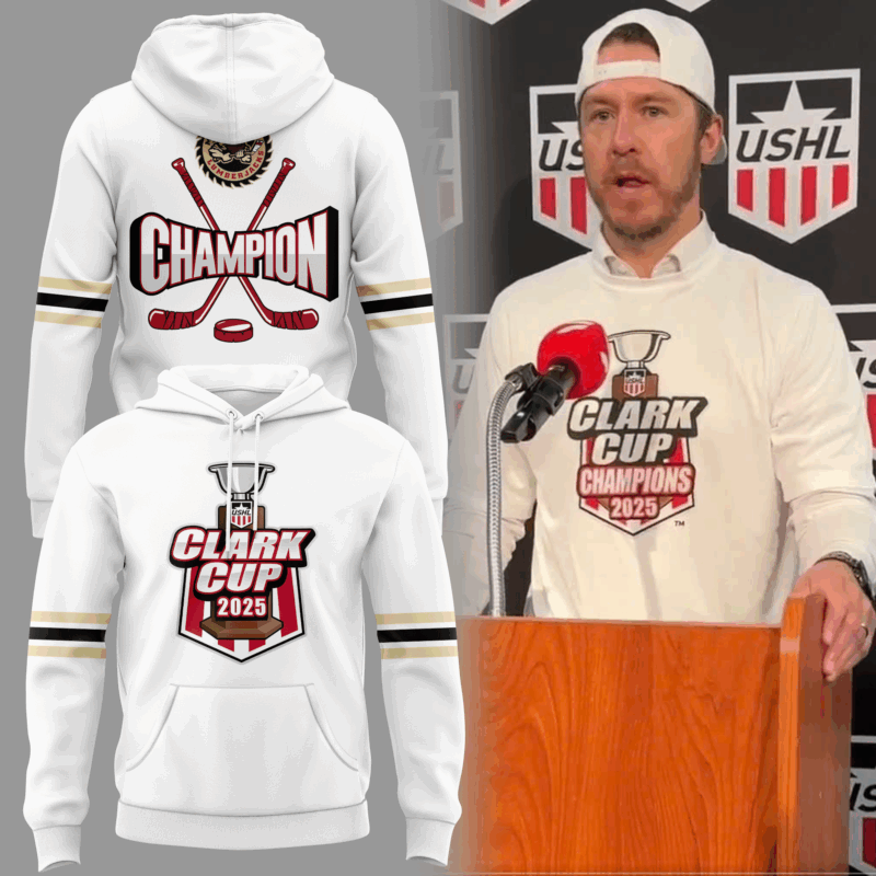 Special New Hoodie Coach Parker Burgess Muskegon Lumberjacks Clark Cup Champions 2025 For Fans