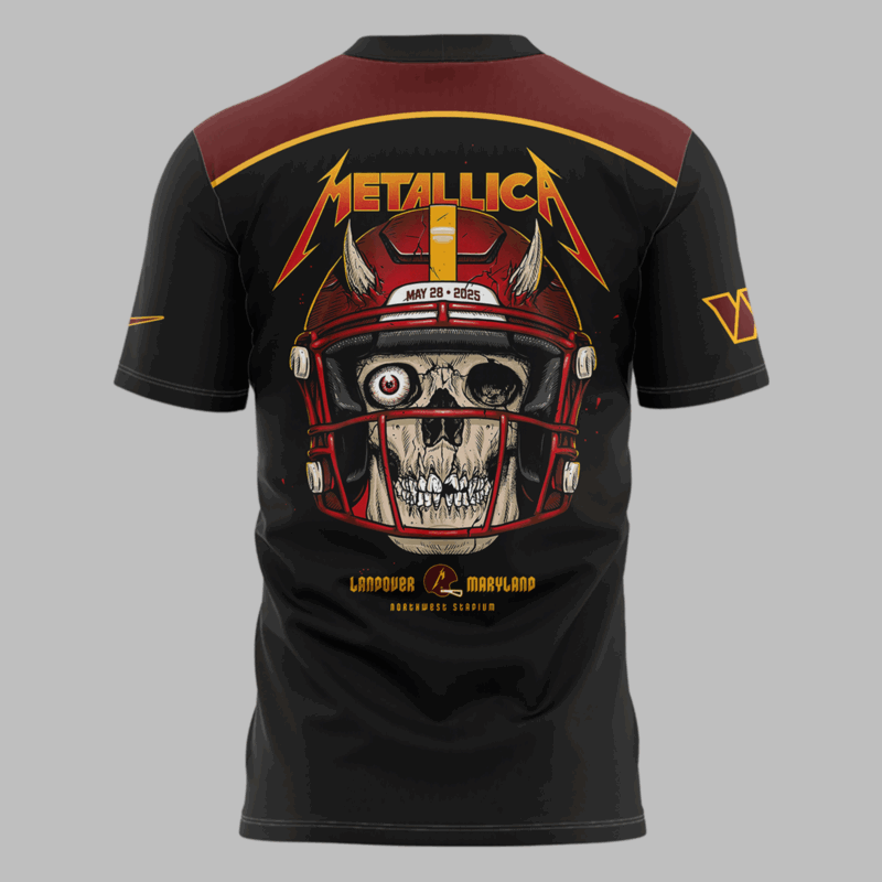 Limited Edition M72 World Tour With Pantera And Suicidal Tendencies x Washington Commanders Tshirt 2025 - Image 3