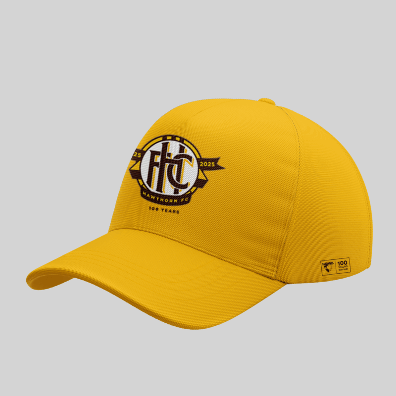 Limited Edition Hawthorn FC Quarter Zipper Hoodie 1925-2025 - Image 6