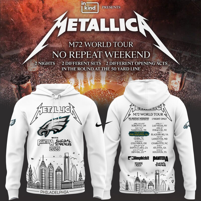 Exclusive Versio M72 World Tour x Philadelphia Eagles Hoodie 2025