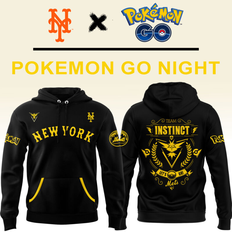 Limited Edition New York Mets x Pokemon Team Instinct Hoodie 2025