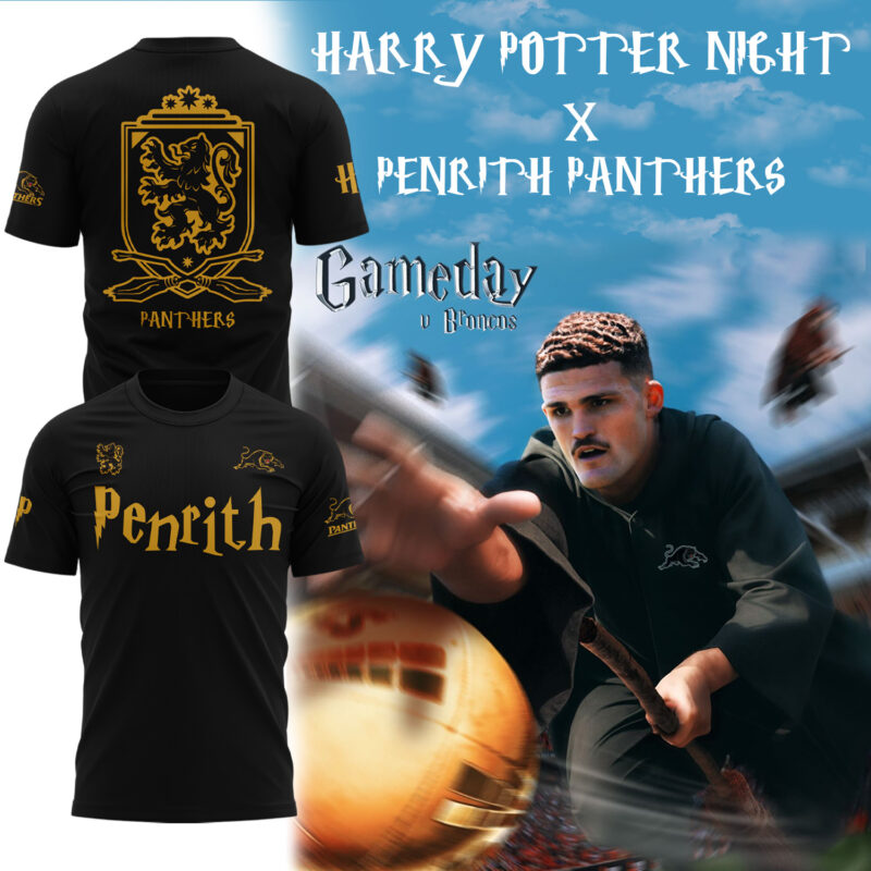 Harry Potter X Penrith Panthers NRL Limited Edition 2025 Tshirt