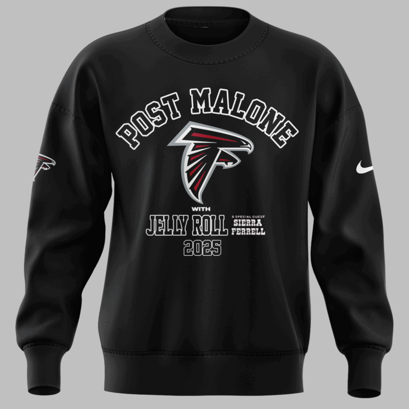 Limited Edition The Big Ass Stadium Tour x Atlanta Falcons Black Sweat 2025 - Image 2