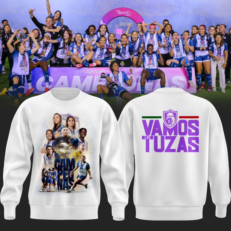 Sudadera Edición Limitada del Club Pachuca Femenil CAMPEONAS Clausura 2025 I