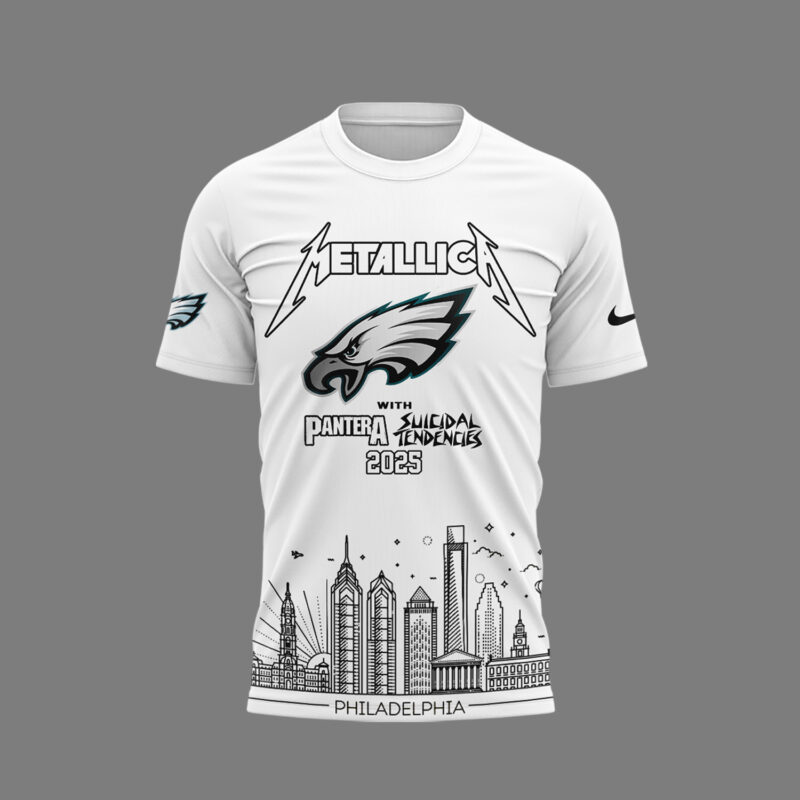 Exclusive Versio M72 World Tour x Philadelphia Eagles Tshirt 2025 - Image 2