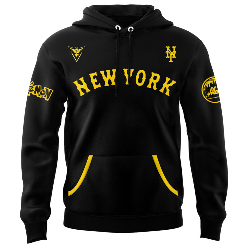 Limited Edition New York Mets x Pokemon Team Instinct Hoodie 2025 - Image 2