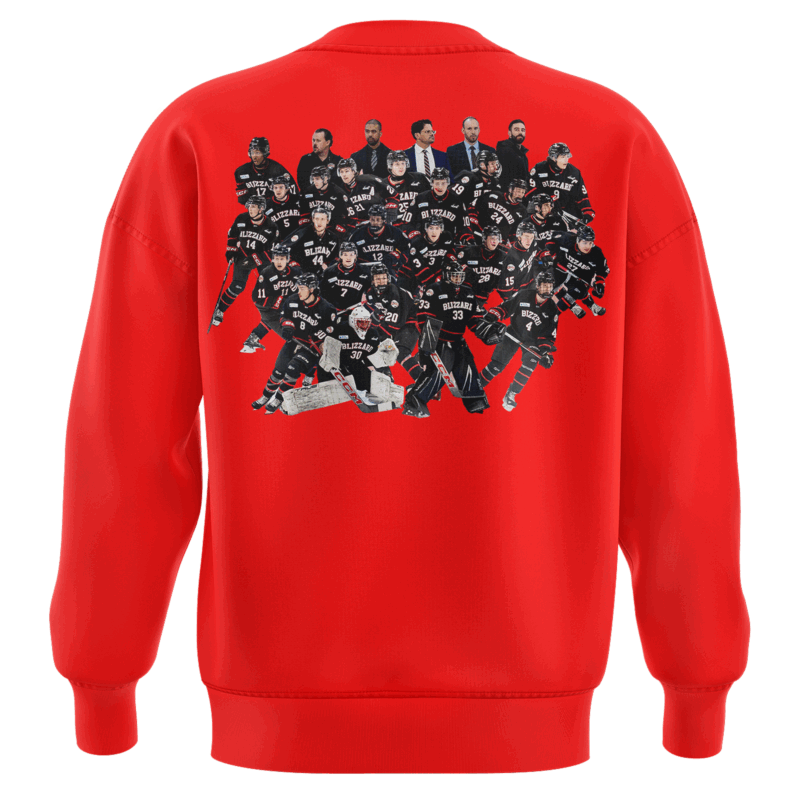 Special Edition Northern Manitoba Blizzard Sweatshirt Turnbull Cup Champions! - Image 3