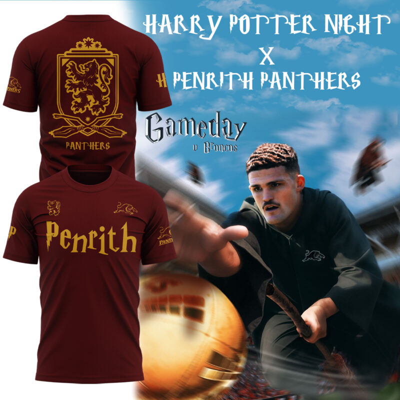 Harry Potter X Penrith Panthers NRL Limited Edition 2025 Tshirt
