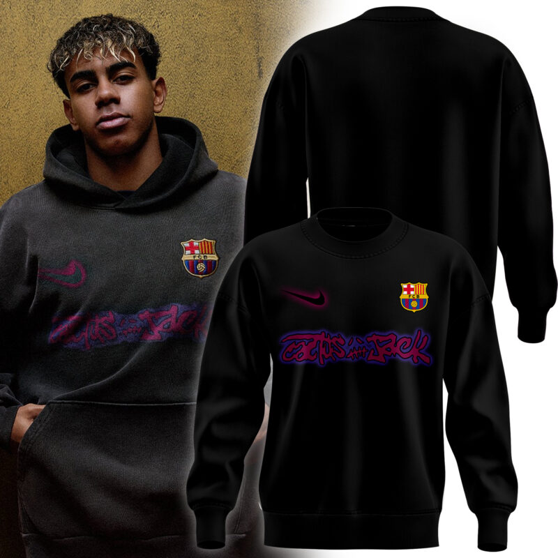 Limited Edition FC BARCELONA x TRAVIS SCOTT 24/25 men’s Sweashirt I
