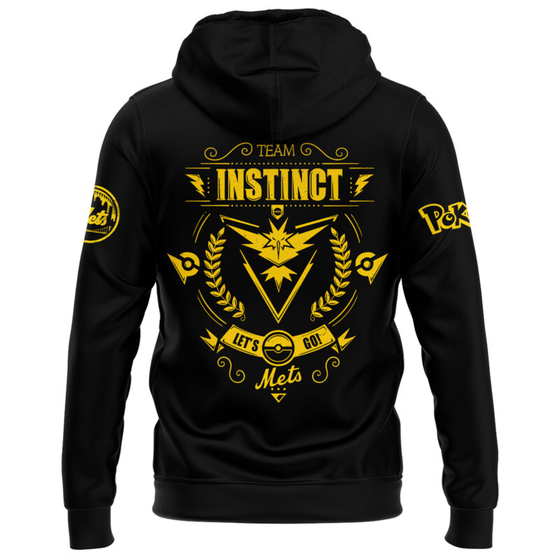 Limited Edition New York Mets x Pokemon Team Instinct Hoodie 2025 - Image 3