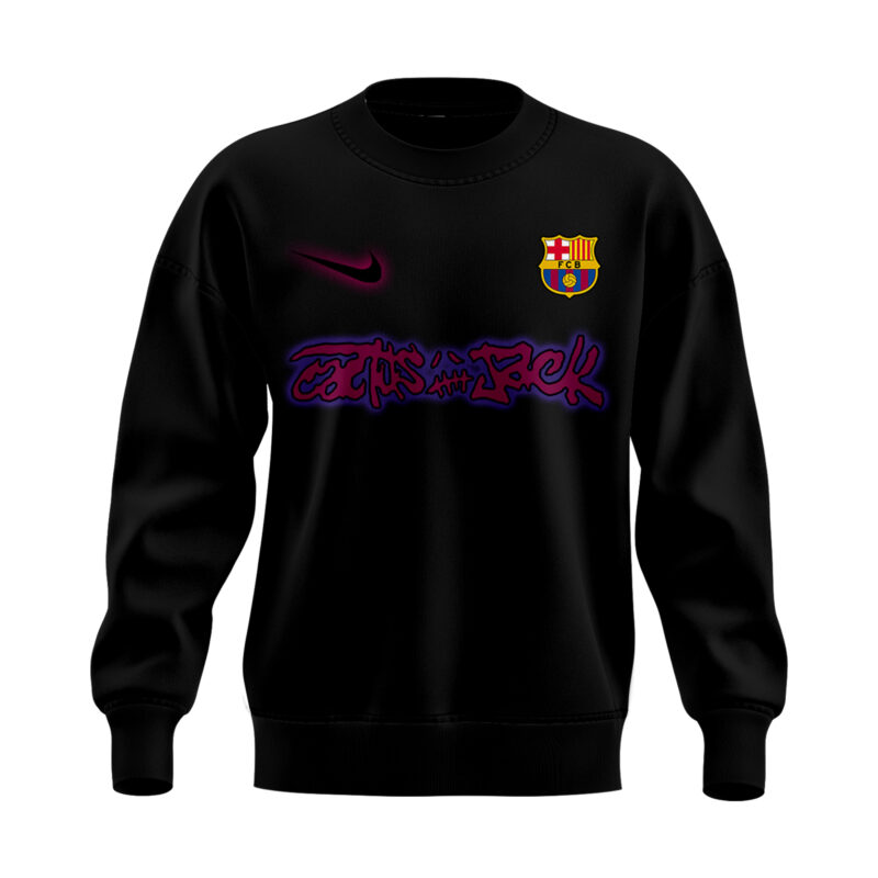 Limited Edition FC BARCELONA x TRAVIS SCOTT 24/25 men’s Sweashirt - Image 2