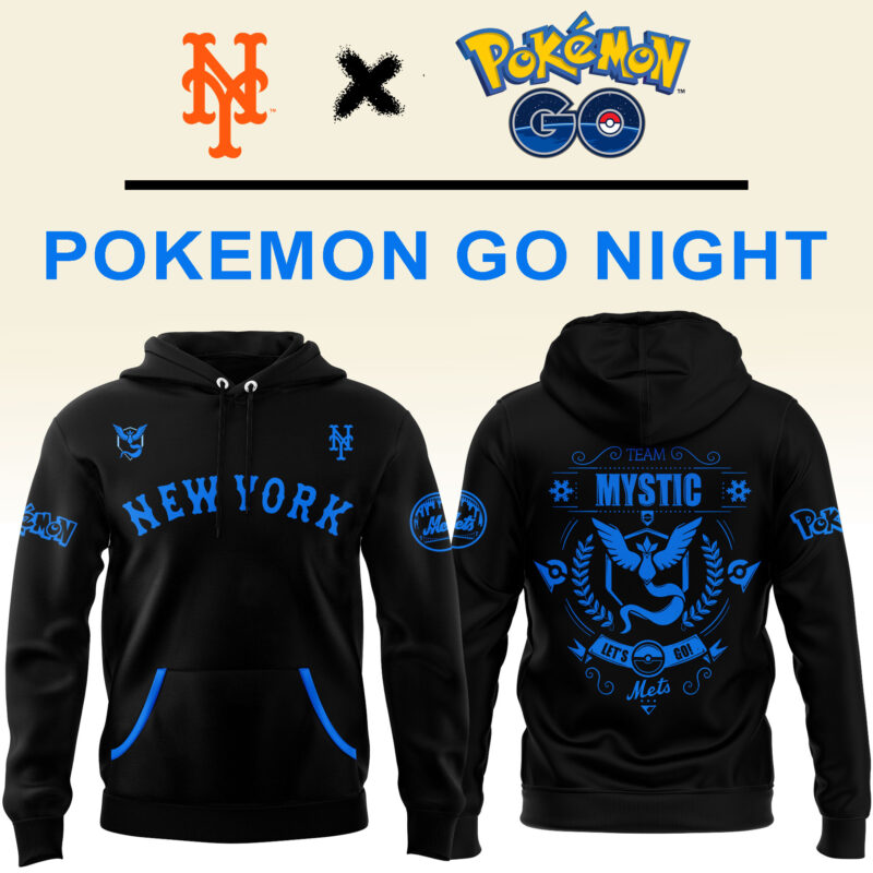 Limited Edition New York Mets x Pokemon Team Mystic Hoodie 2025