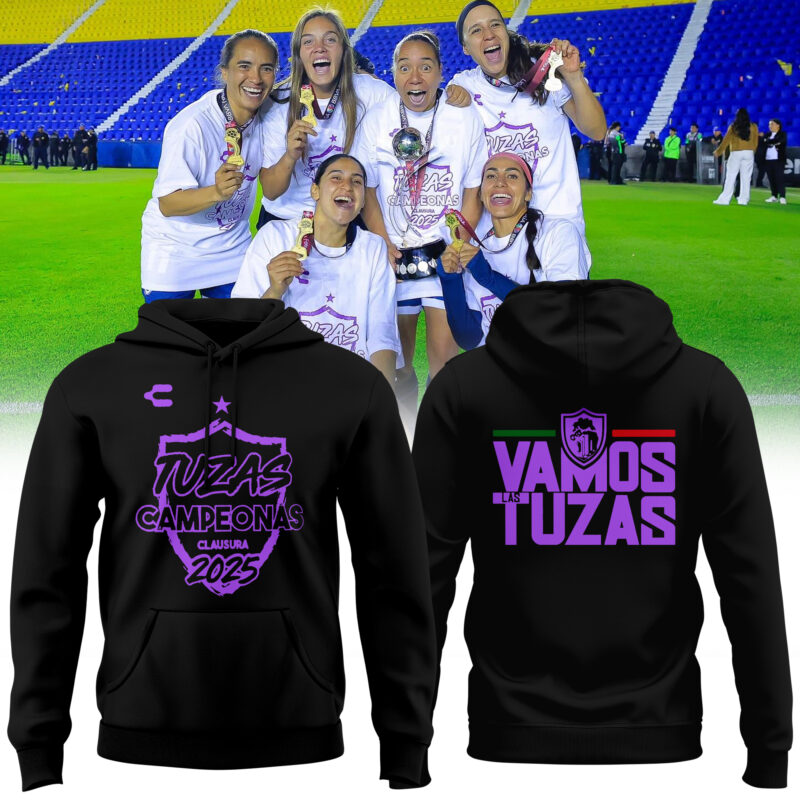Sudadera Edición Limitada del Club Pachuca Femenil CAMPEONAS Clausura 2025 II