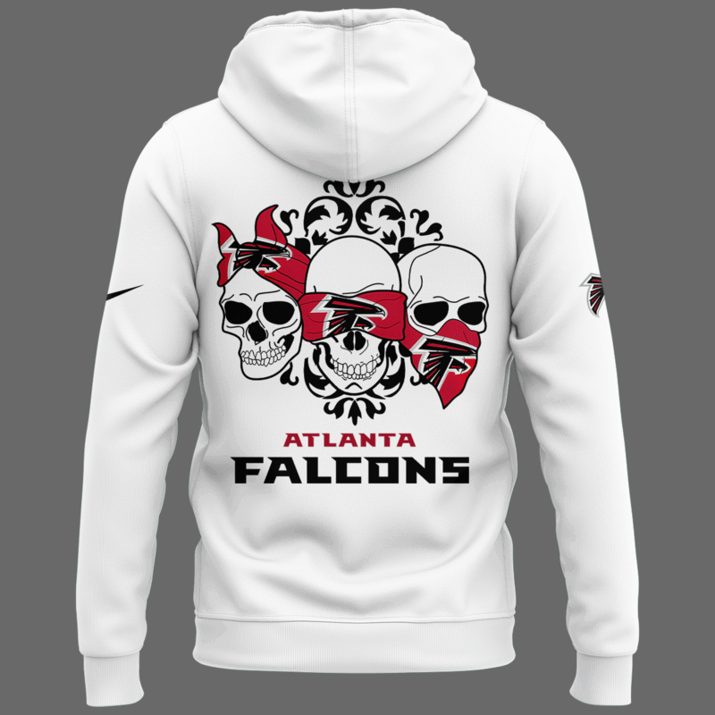 Limited Edition M72 World Tour x Atlanta Falcons White Hoodie 2025 - Image 3