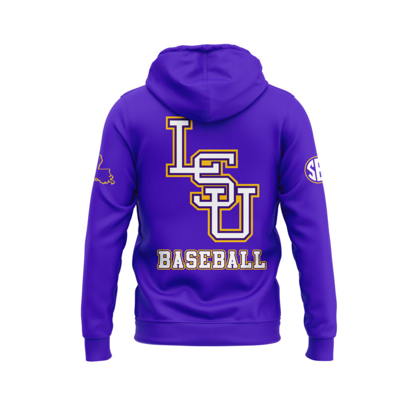 LSU Baseball JESUS WON  Limited Edition 2025 Hoodie - Image 3