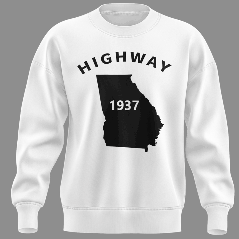 Limited Edition Tyrus "Highway 1937 Georgia" White Sweat 2025 - Image 2