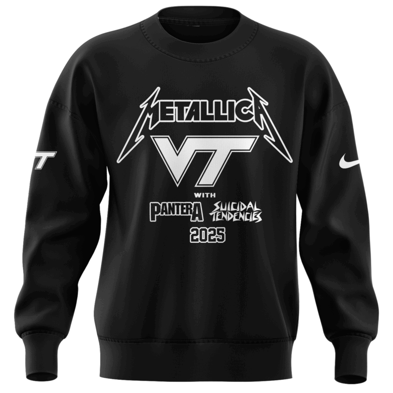 Limited Edition M72 World Tour x Virginia Tech Hokies Black Sweat 2025 - Image 2