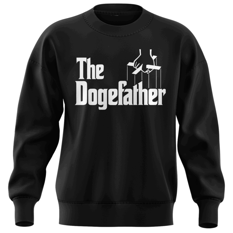 Special New Elon Musk The Dogefather Black Sweat 2025 - Image 2