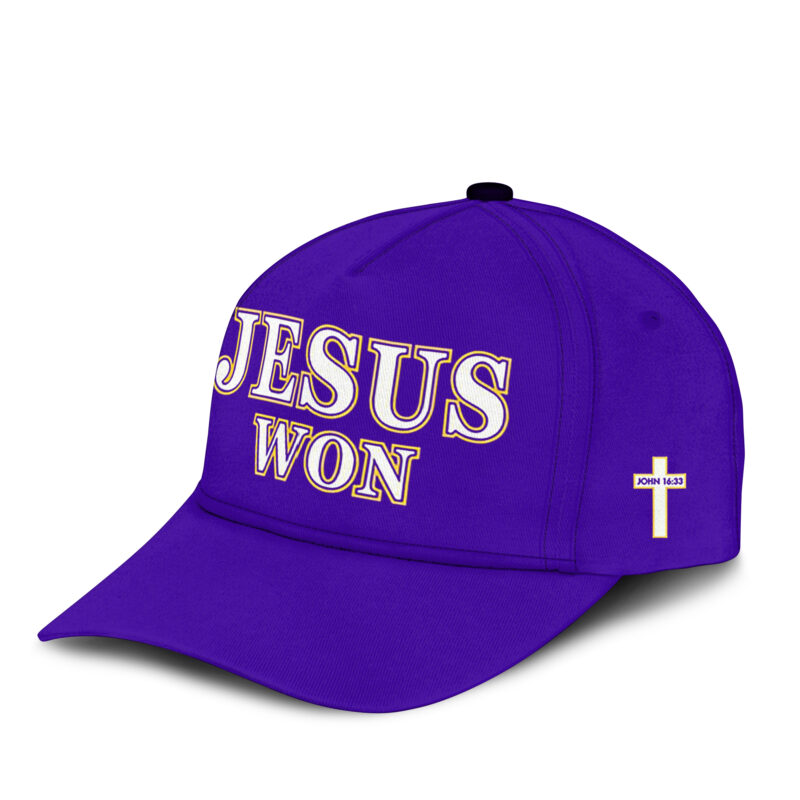 LSU Basketball Jesus Won Tee - Purple Tshirt Limited Edition. - Image 7