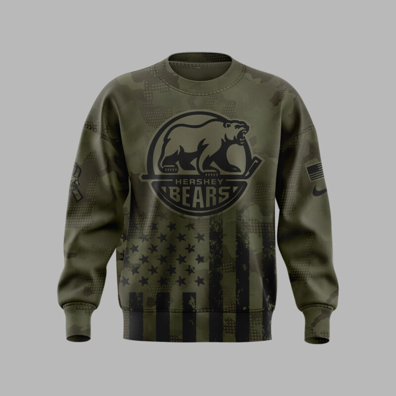Limited Edition Hershey Bears x Military Appreciation Night Sweat 2025 - Image 2