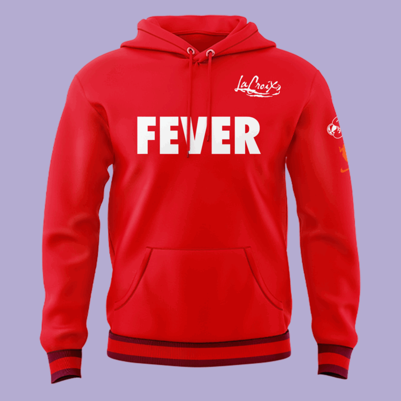 Special New Edition 2025 Indiana Fever Red Hoodie - Image 2