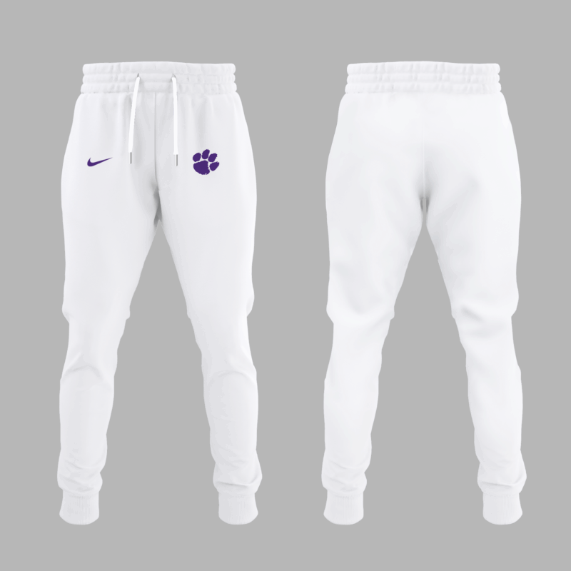 Limited Edition Clemson Softball ” Why Not US” White Sweat 2025 - Image 5