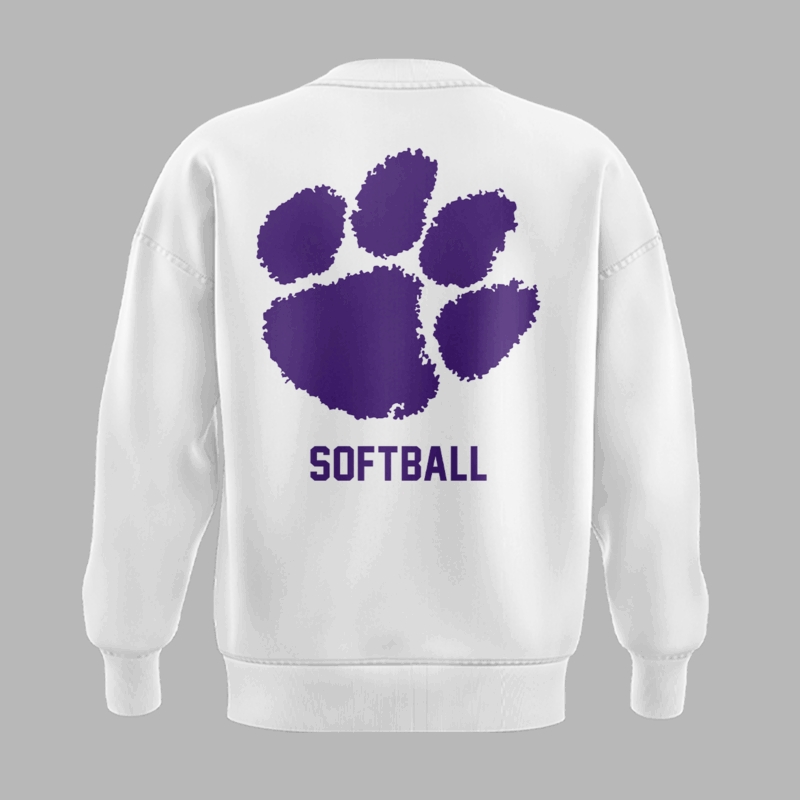 Limited Edition Clemson Softball ” Why Not US” White Sweat 2025 - Image 3