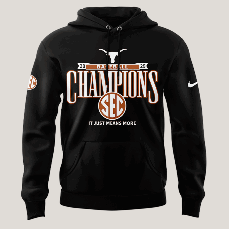 Texas Baseball SEC CHAMPIONS 2025  limited edition  Hoodie - Image 2