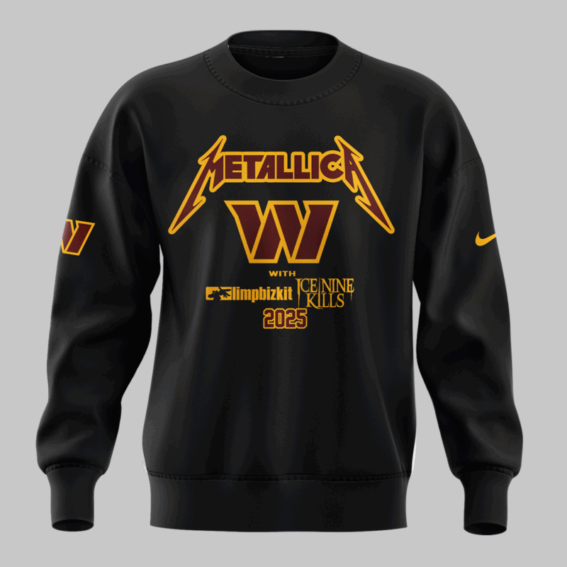 Limited Edition M72 World Tour x Washington Commanders Black Sweat 2025 - Image 2