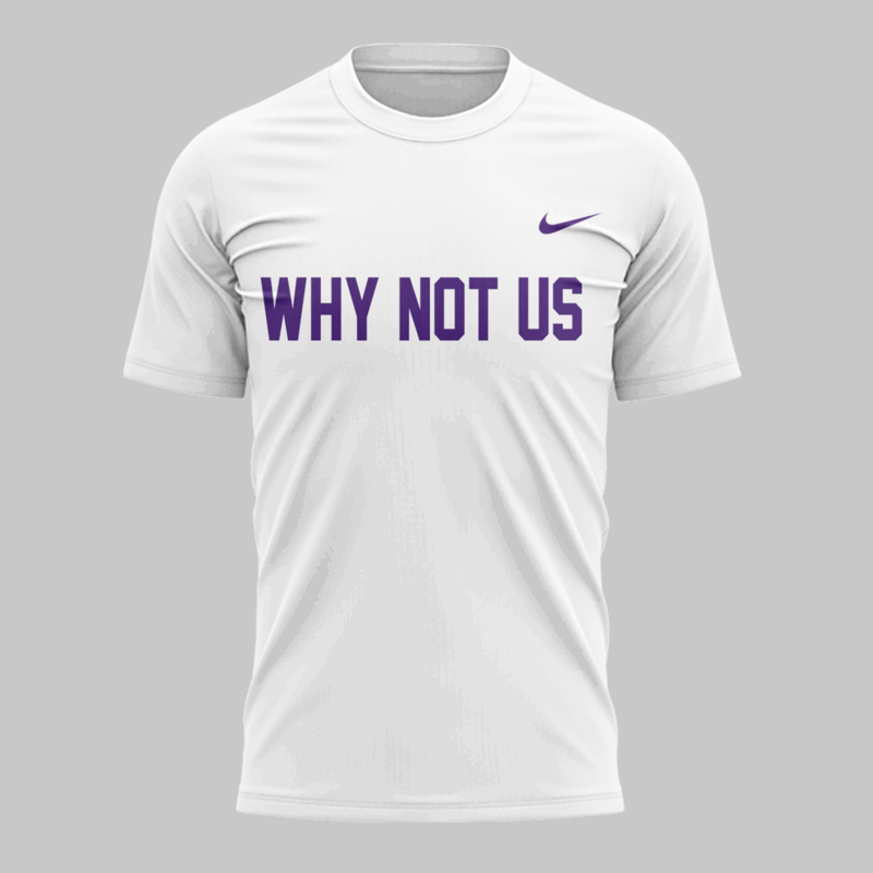 Limited Edition Clemson Softball " Why Not US" White Tshirt 2025 - Image 2