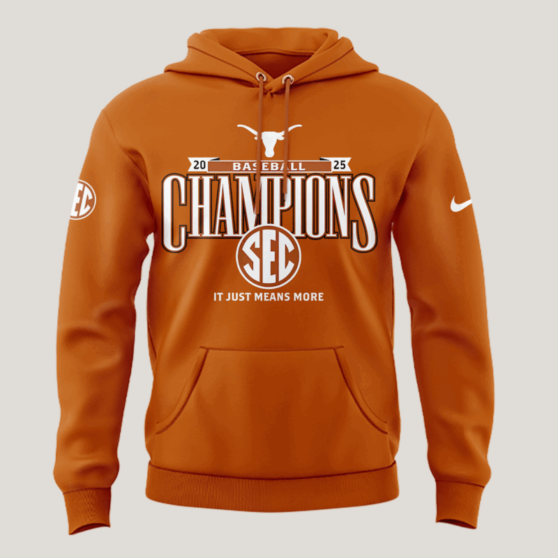 Texas Baseball SEC CHAMPIONS 2025  limited edition  Hoodie - Image 2