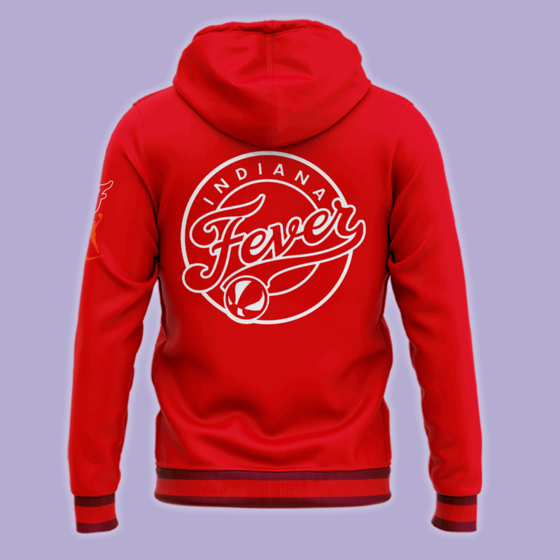 Special New Edition 2025 Indiana Fever Red Hoodie - Image 3
